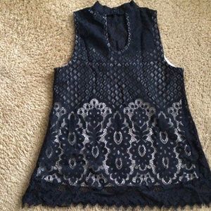Black dress tank top